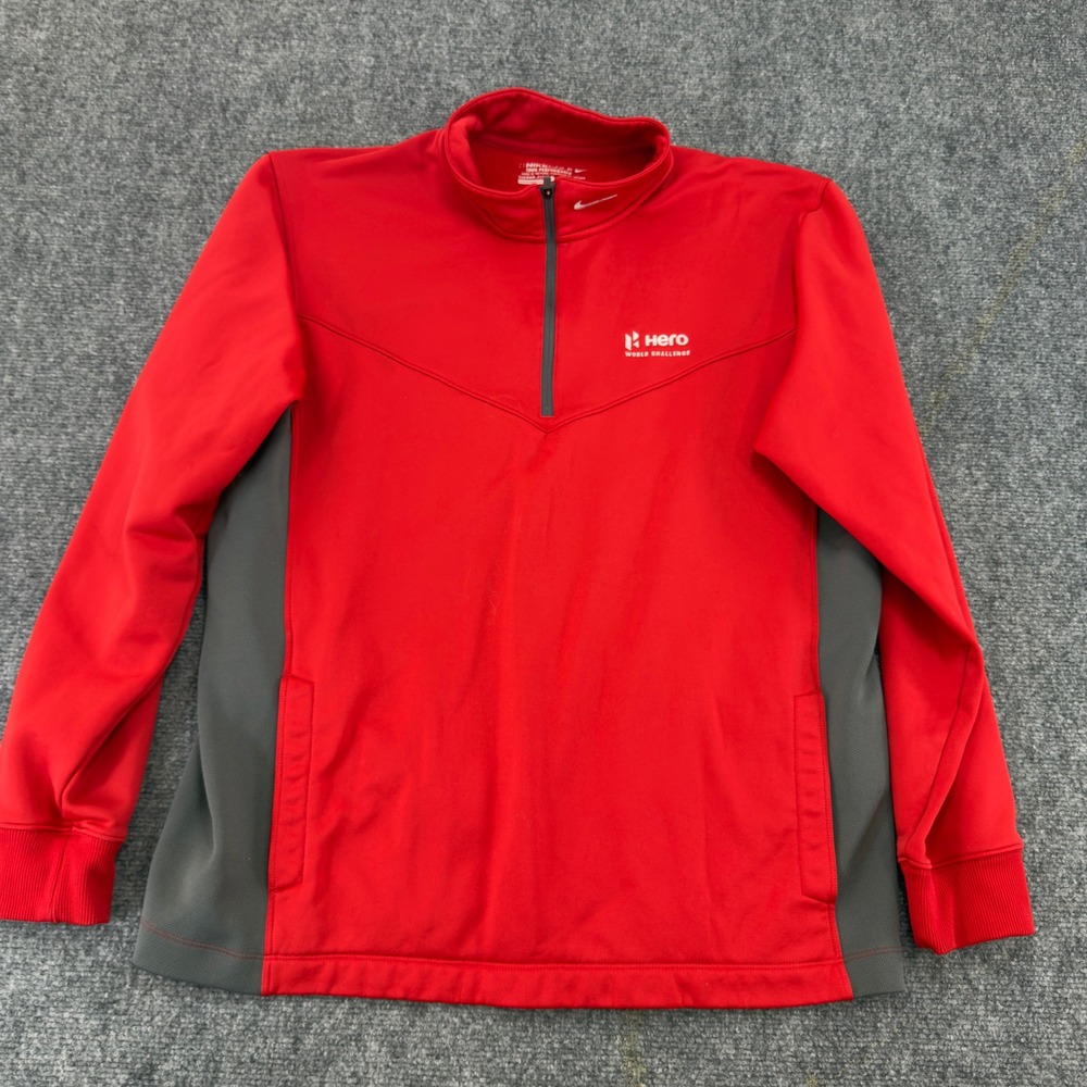 Nike Golf Therma-FIT Hero World Challenge Pullover Red Size L